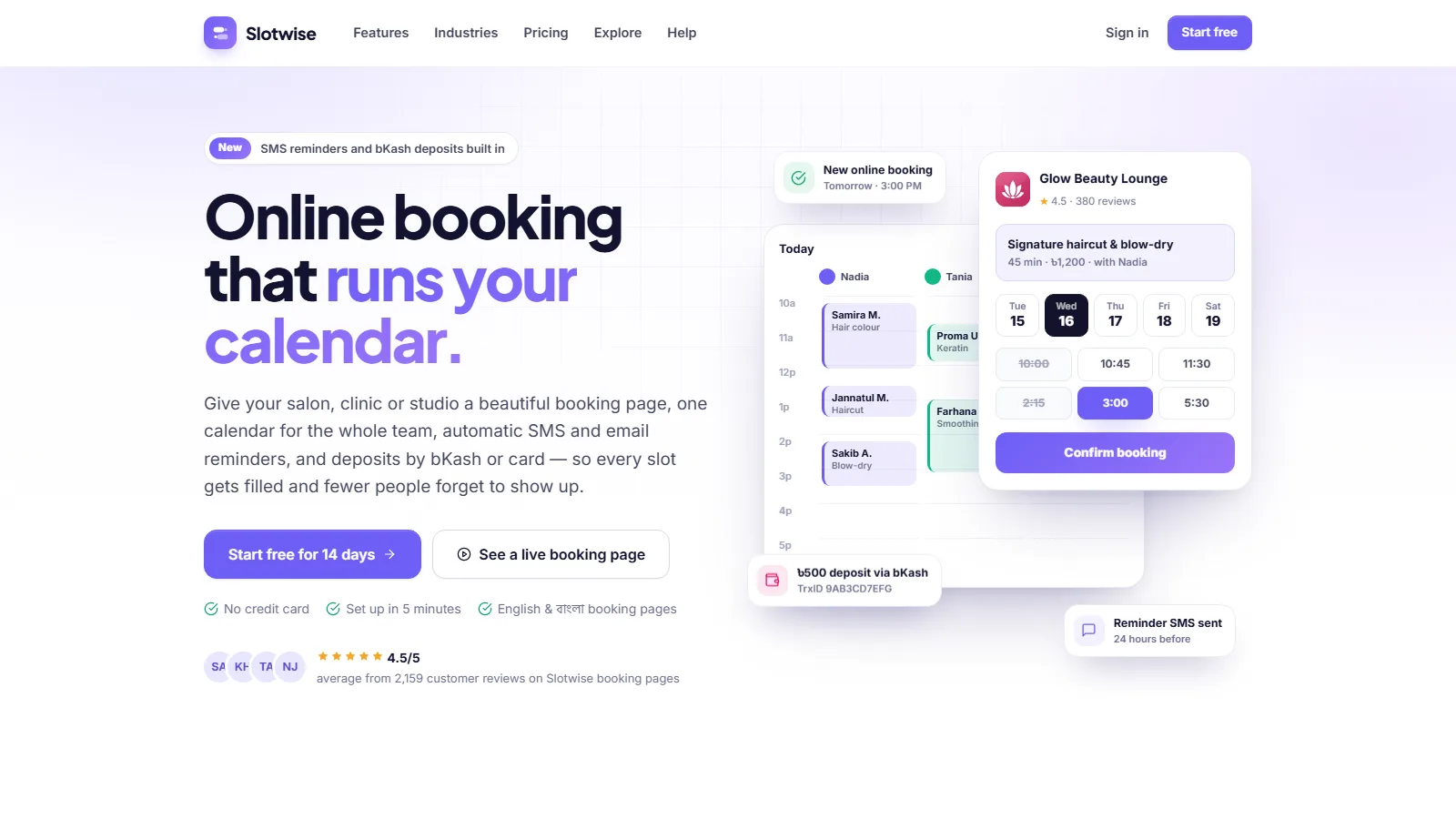 Slotwise — Online Appointment Booking Platform